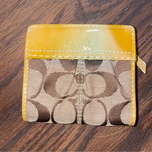 Coach SoHo Pleated Signature Mini Wallet